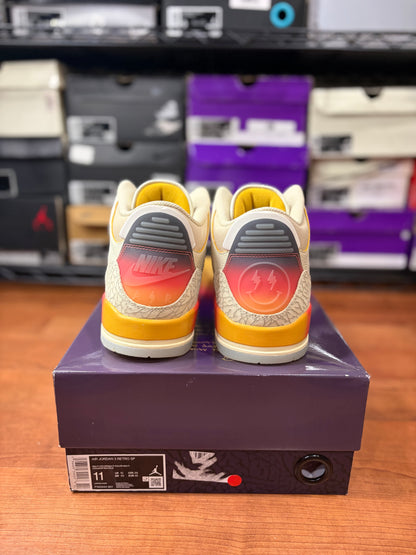 Jordan Retro 3 J Balvin Medelin Sunset (Brand New - 11M)