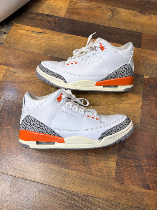 Jordan Retro 3 Peach Cream (Size 9.5W / 8M)