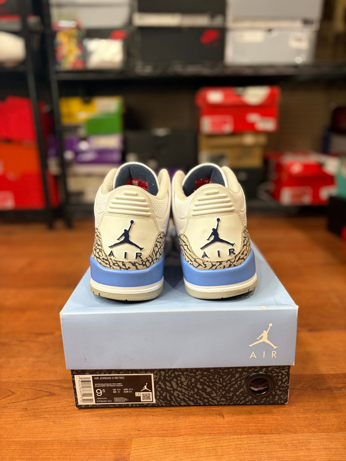 AJ3 Retro UNC (Size 9.5 Mens)
