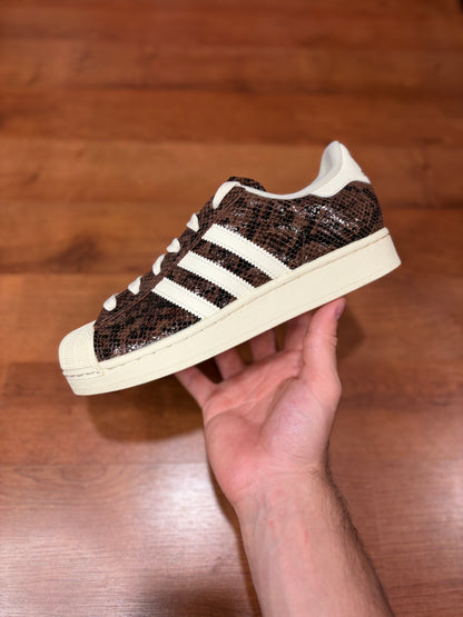 Adidas Superstar Brown Snakeskin (Brand New - 6.5Y/8W)