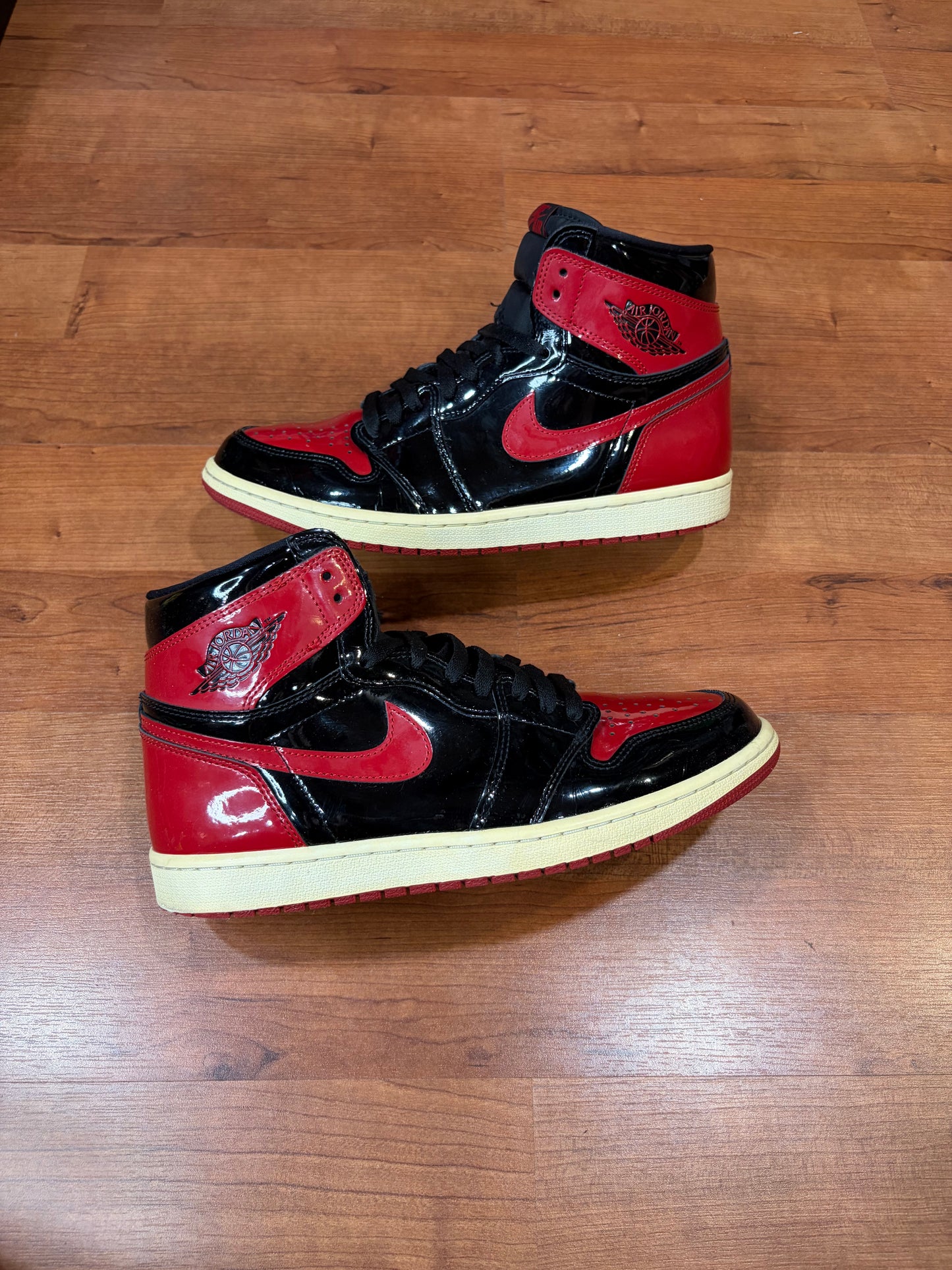 Jordan Retro 1 Patent Bred (Size 11 Mens)