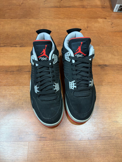Jordan Retro 4 Bred 2019 (Size 10 Mens)