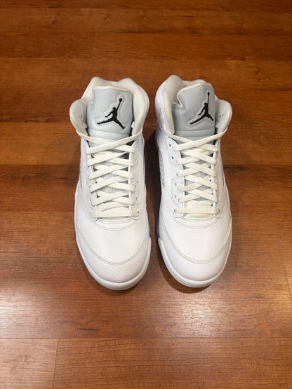Jordan Retro 5 White Metallic (Size 11.5 Mens)