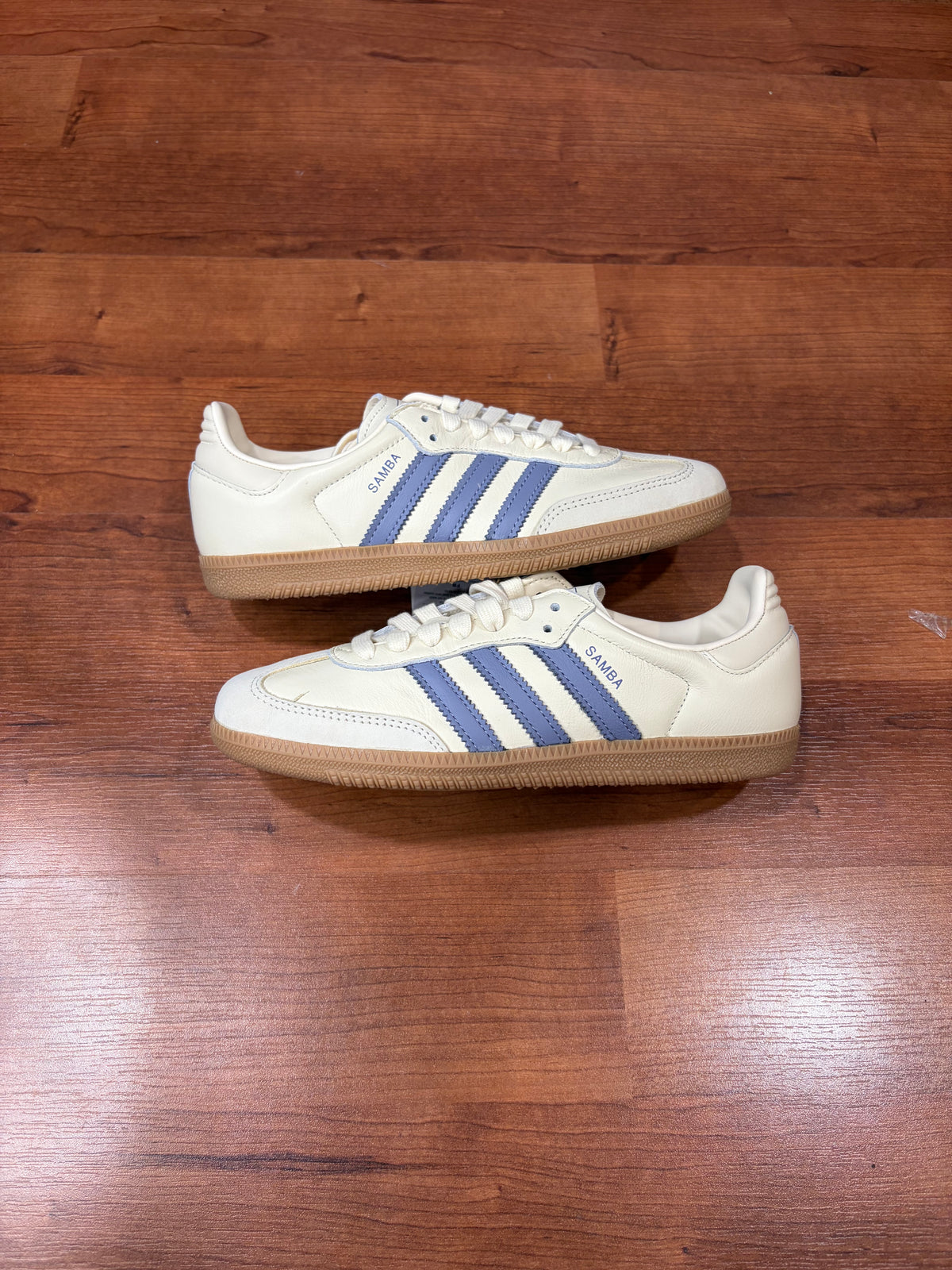 Adidas Samba OG Cream Silver Violet Gum (Brand New - 6W)