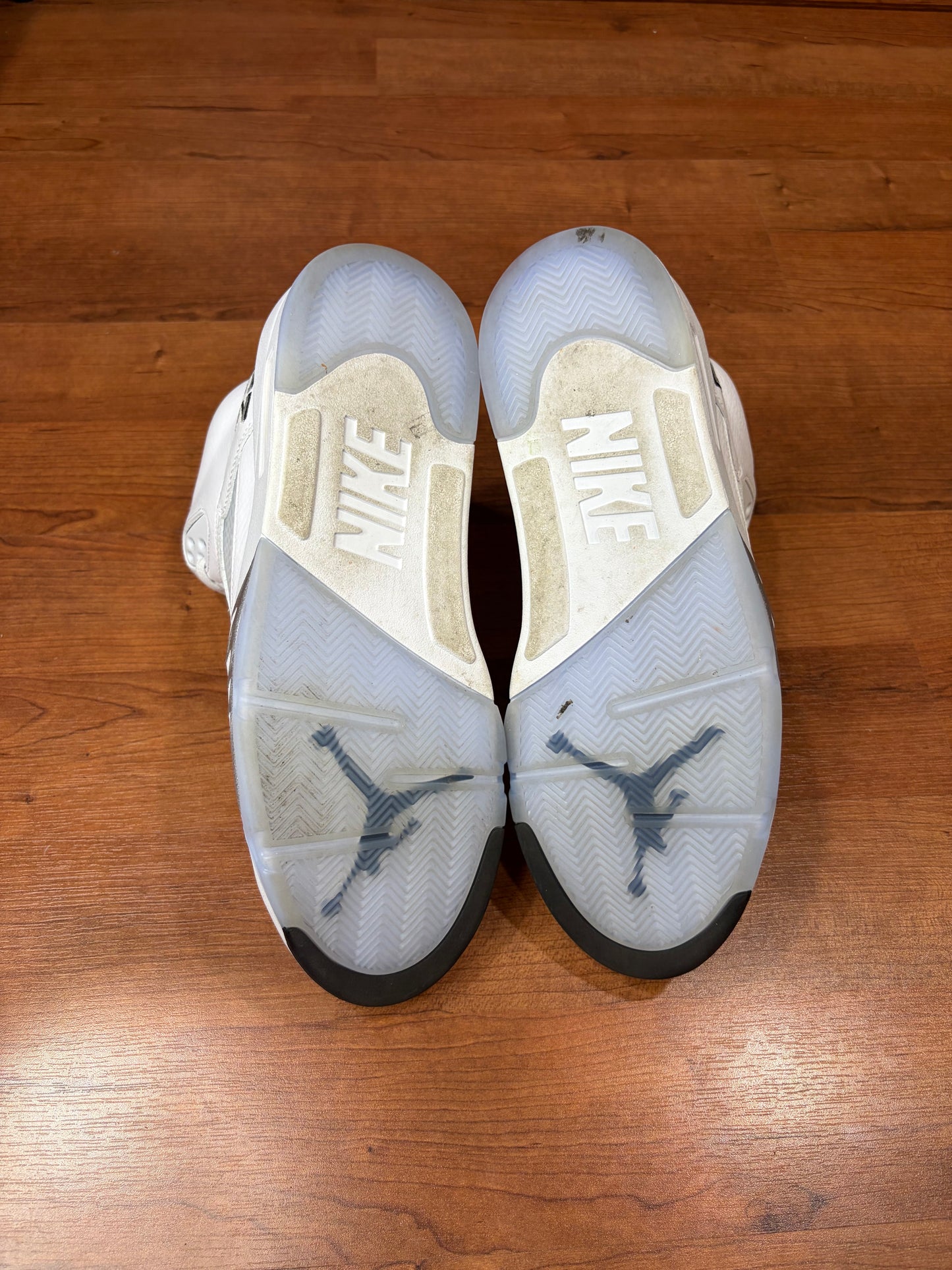 Jordan Retro 5 White Metallic (Size 13 Mens)