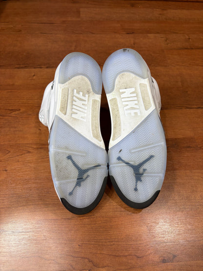 Jordan Retro 5 White Metallic (Size 13 Mens)