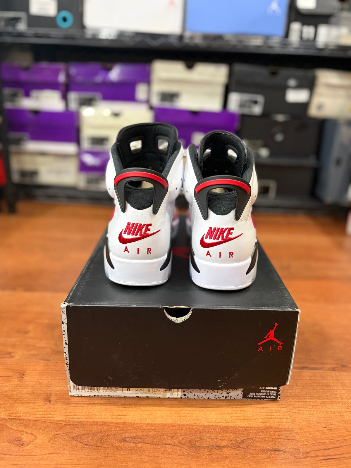 Jordan Retro 6 Carmine (Brand New - 9M)