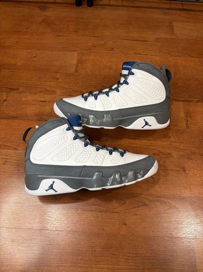 AJ9 Retro French Blue (DS No Box - Size 10M)