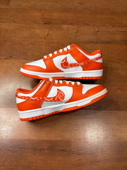Nike Dunk Low Orange Paisley (Brand New - 8W/6.5Y)