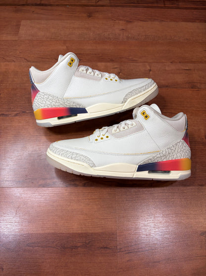 Jordan Retro 3 J Balvin Medelin Sunset (Brand New - 11M)