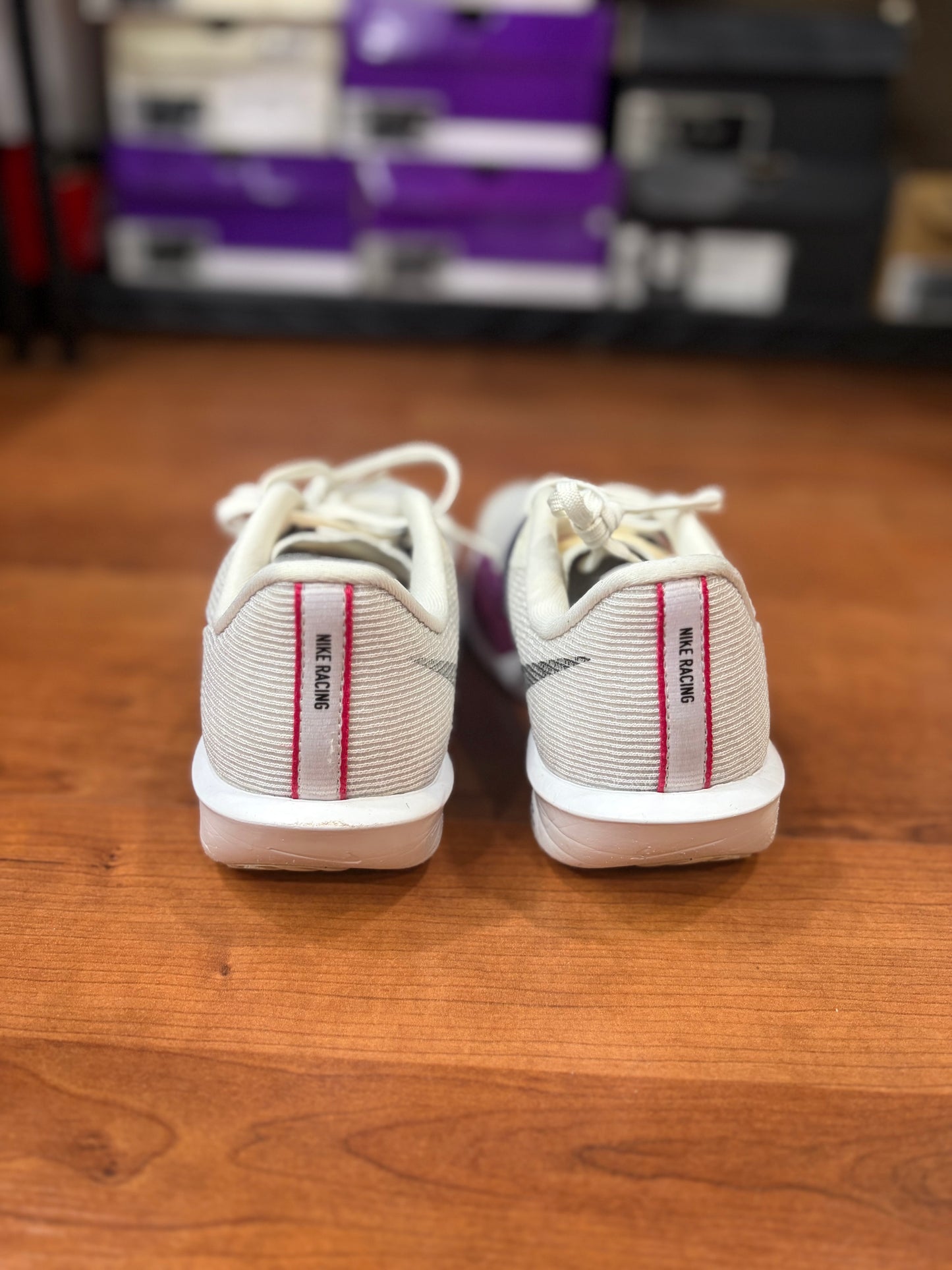 Nike Rival Fly 4 White Purple  (Size 6.5W)