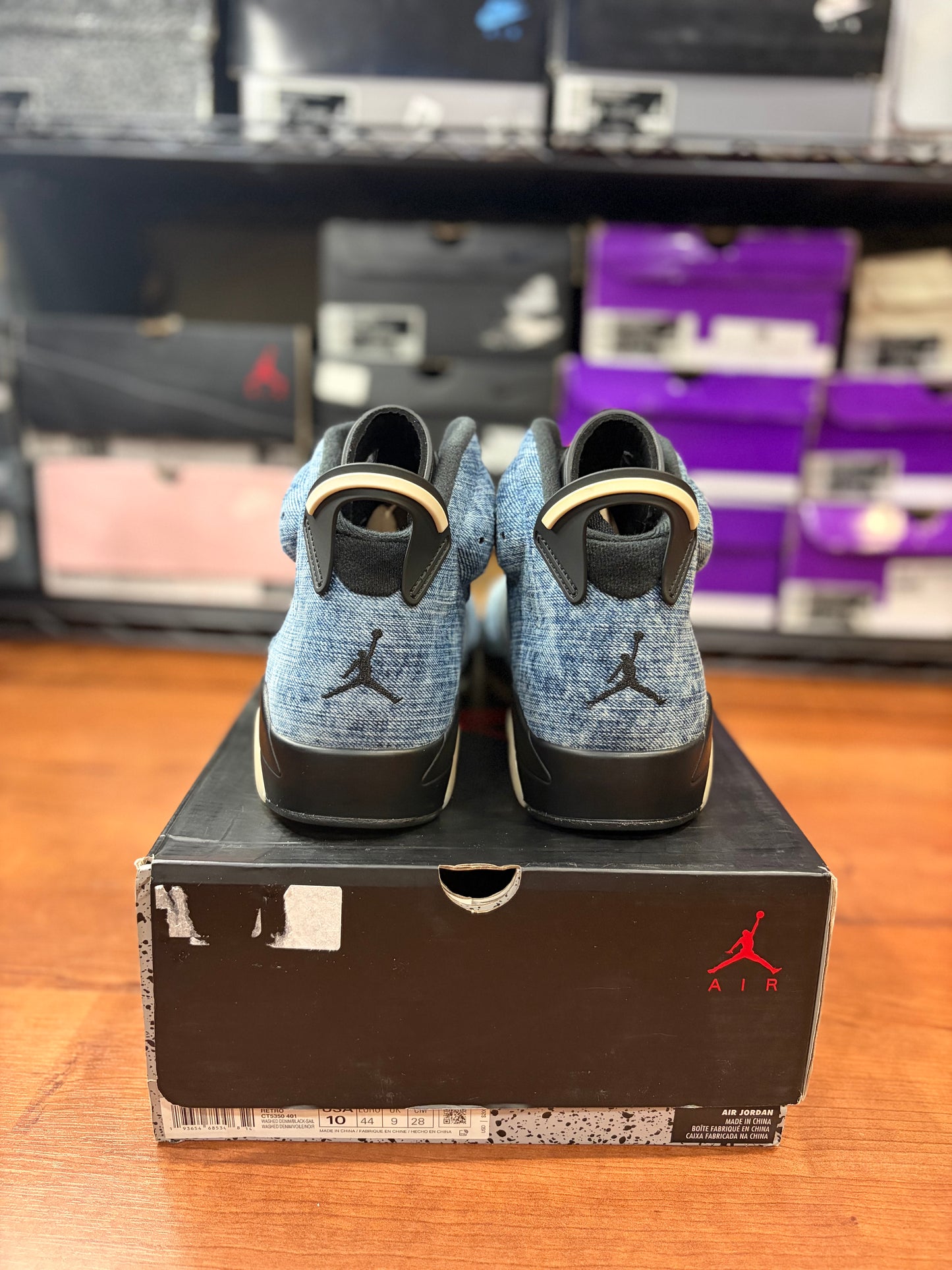 Jordan Retro 6 Denim (Brand New - 10M)
