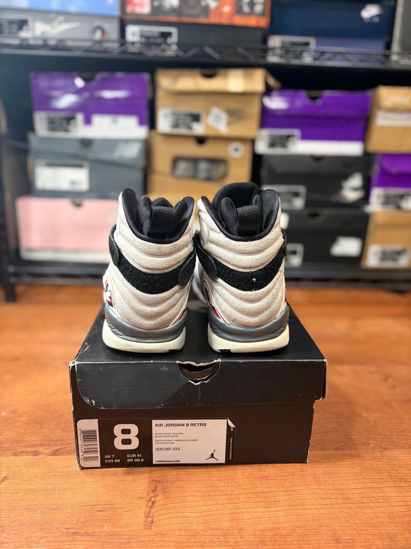 Jordan Retro 8 Bugs Bunny (Size 8 Mens)
