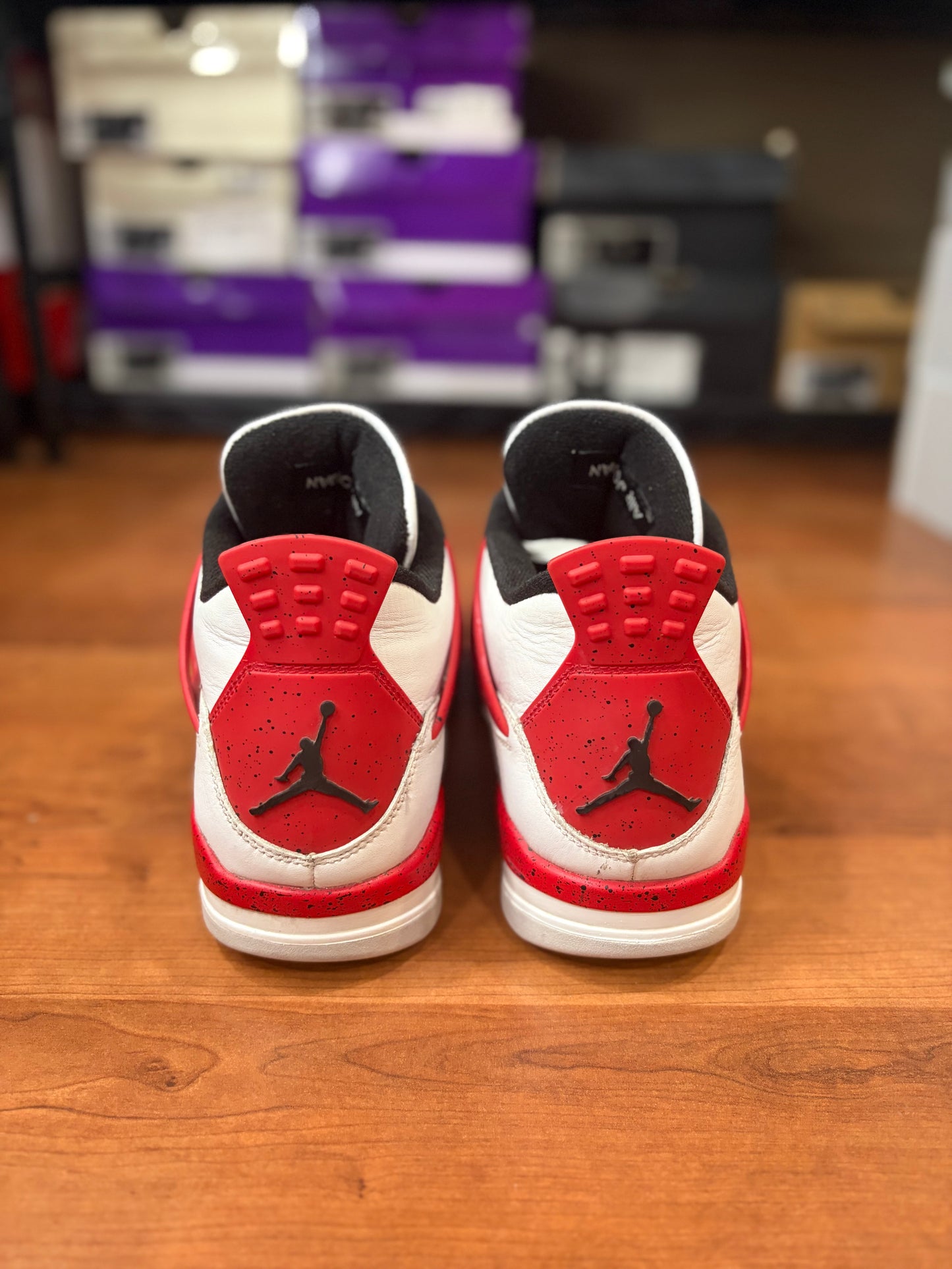 Jordan Retro 4 Red Cement (Size 11 Mens)