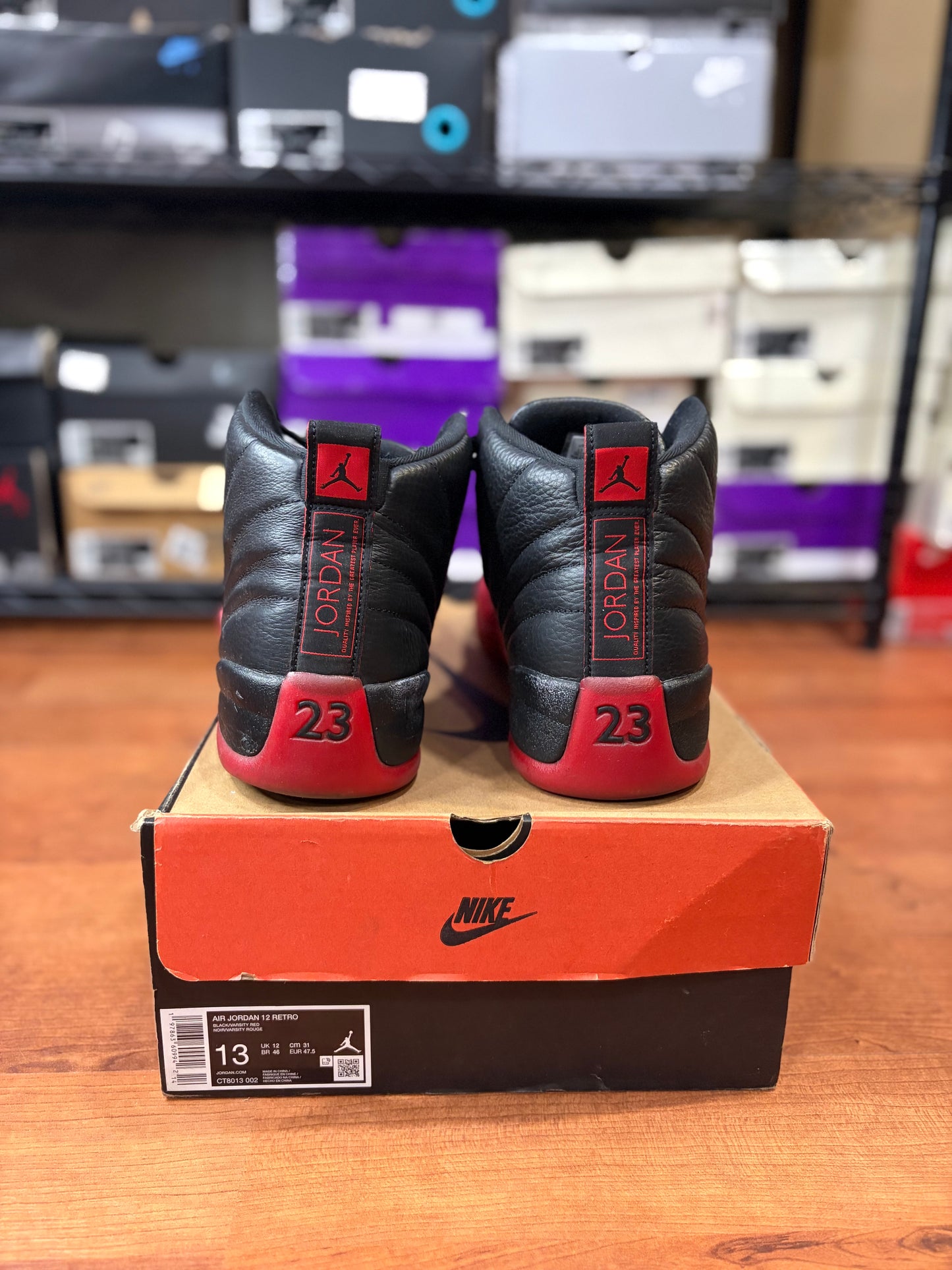 Jordan Retro 12 Flu Game (Size 13 Mens)