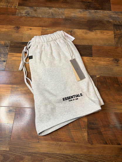 Essentials Fear of God Light Oatmeal Shorts (Brand New - Small)