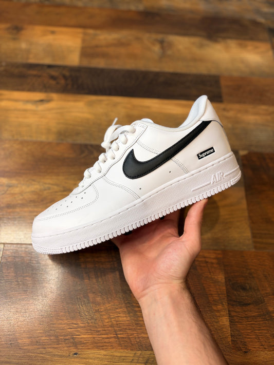 Nike Air Force 1 Low Supreme White Black (Brand New - 11M)