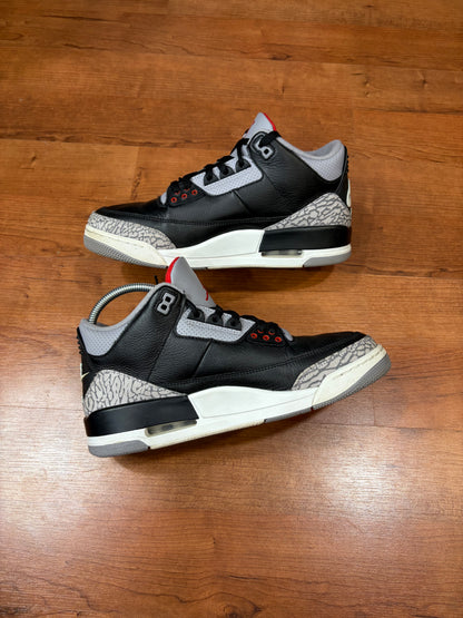 Jordan Retro 3 Black Cement (Size 10 Mens)