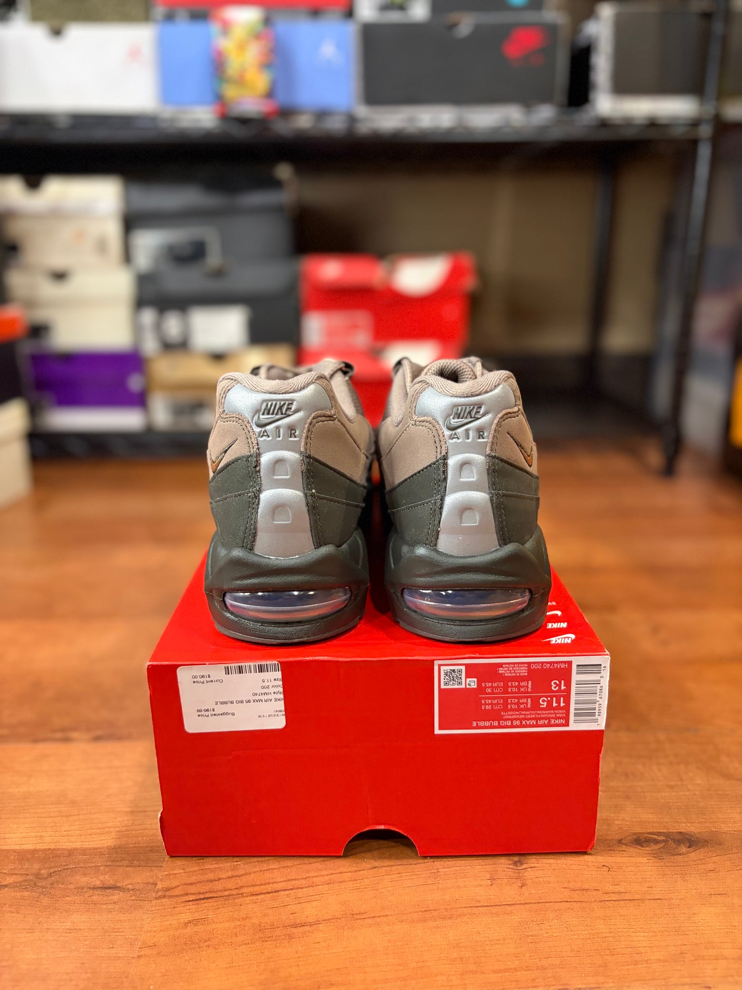 Nike Air Max 95 Big Bubble Mink Brown (Brand New - 11.5M)