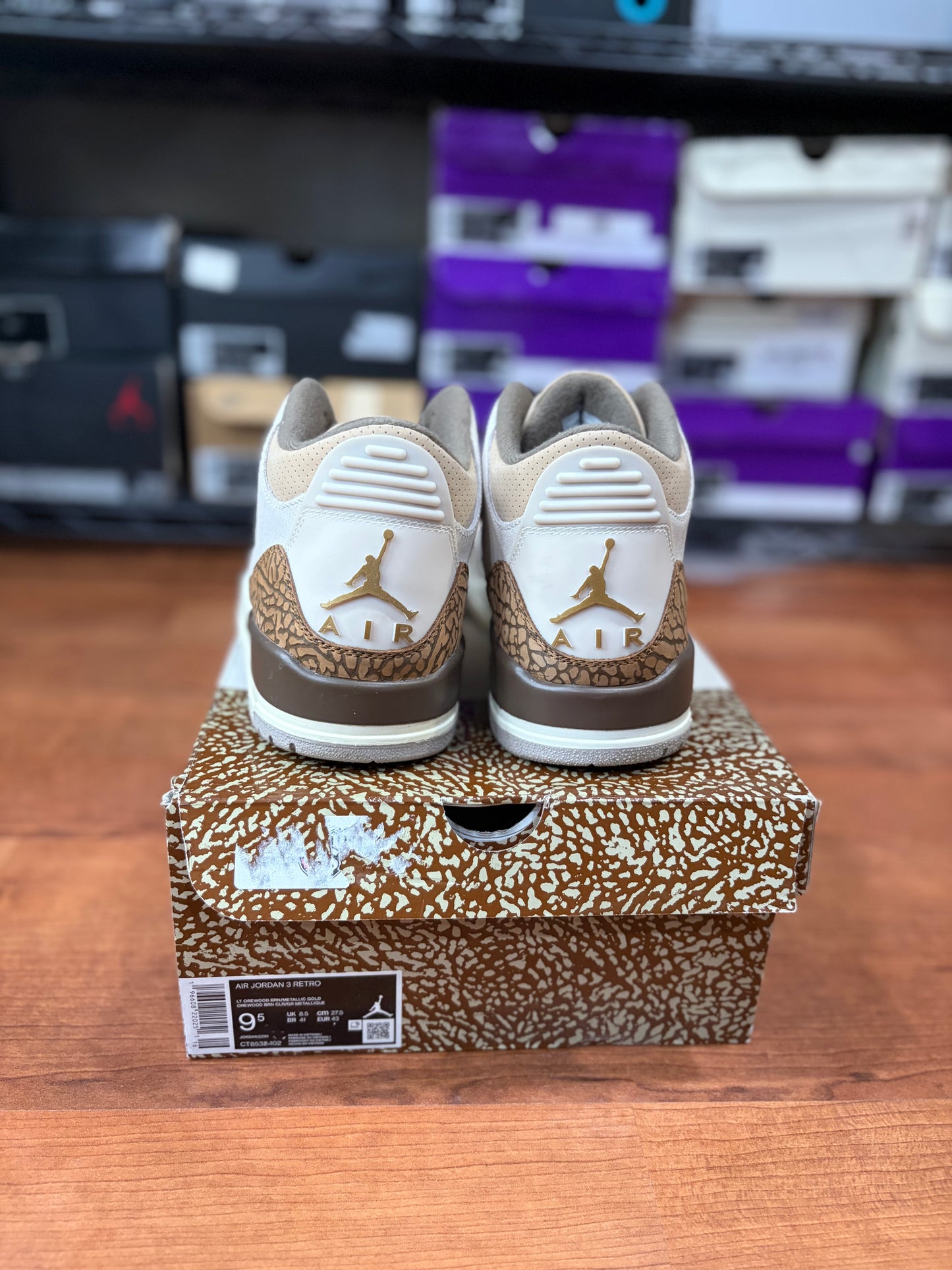 Jordan Retro 3 Palomino (Size 9.5 Mens)