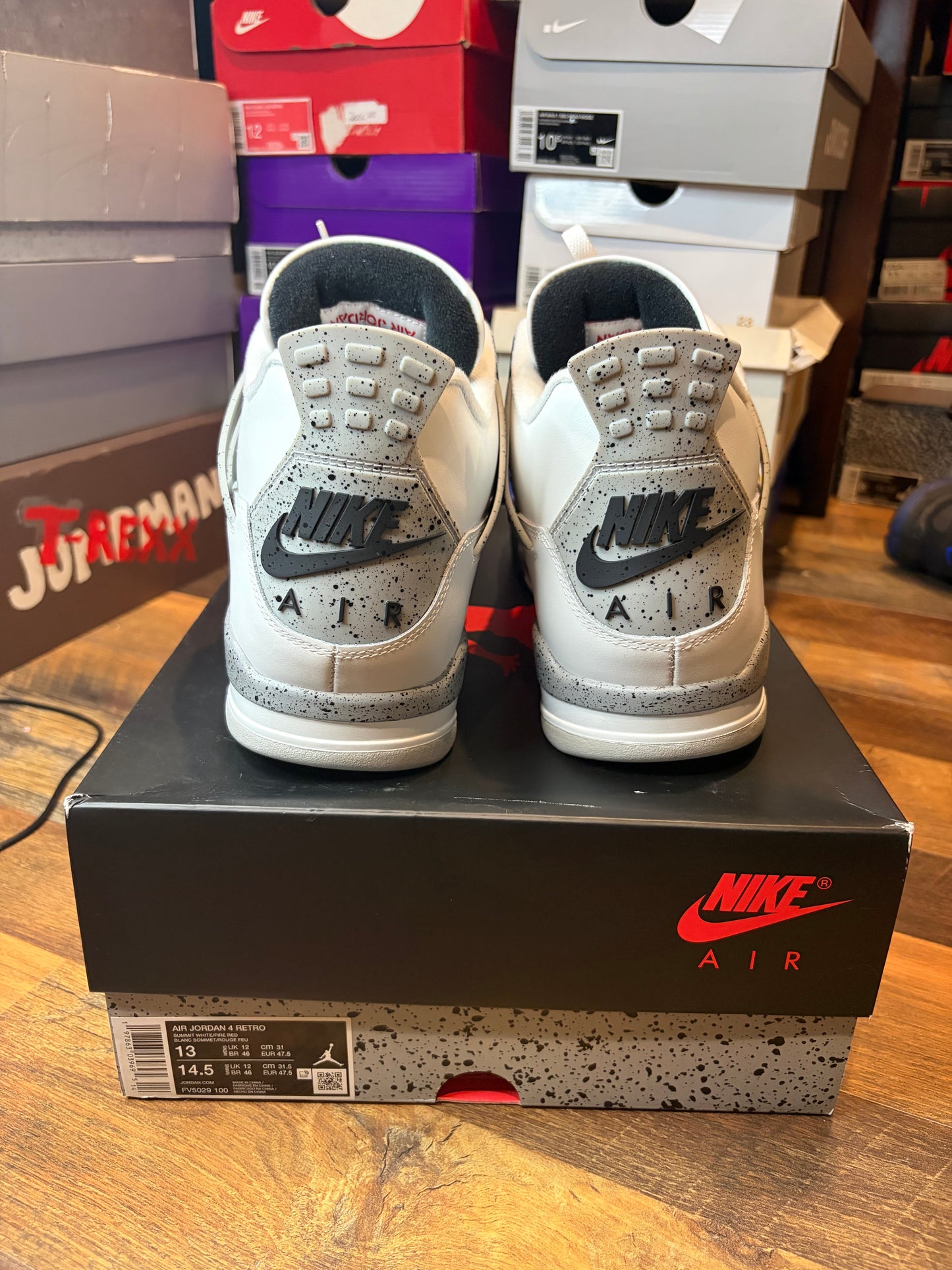 Jordan Retro 4 White Cement (Brand New)