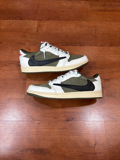 AJ1 Low Retro Travis Scott Medium Olive (Size 9.5 Mens)