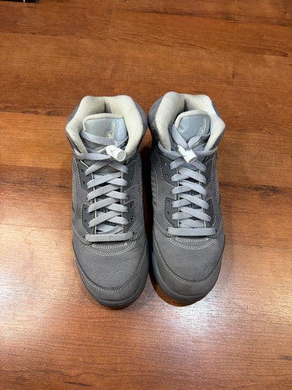 Jordan Retro 5 Wolf Grey (Size 5Y)