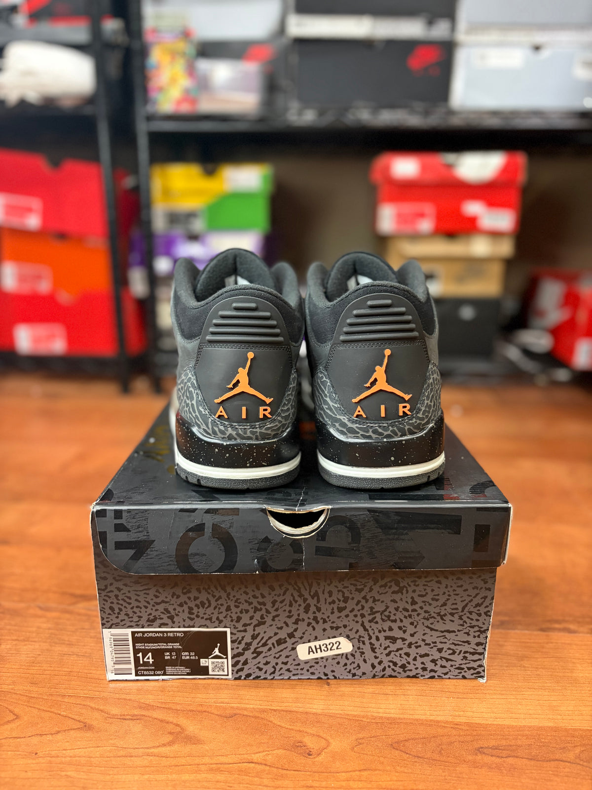 AJ3 Retro Fear (Size 14 Mens)