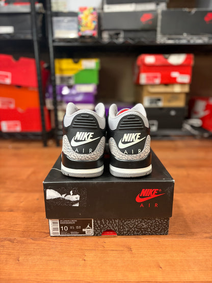 AJ3 Retro Black Cement (Size 10 Mens)