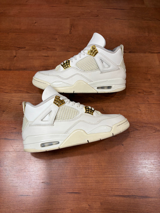 Jordan Retro 4 Metallic Gold (Size 10W / 8.5M)
