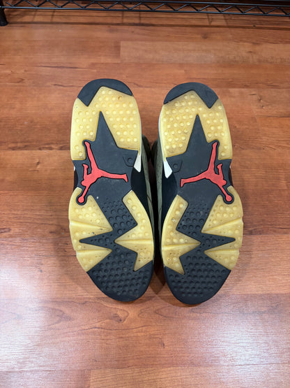 AJ6 Retro Travis Scott Olive (Size 10.5 Mens)