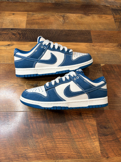 Nike Dunk Low Industrial Blue Shashiko (Brand New/No Box - 8M)