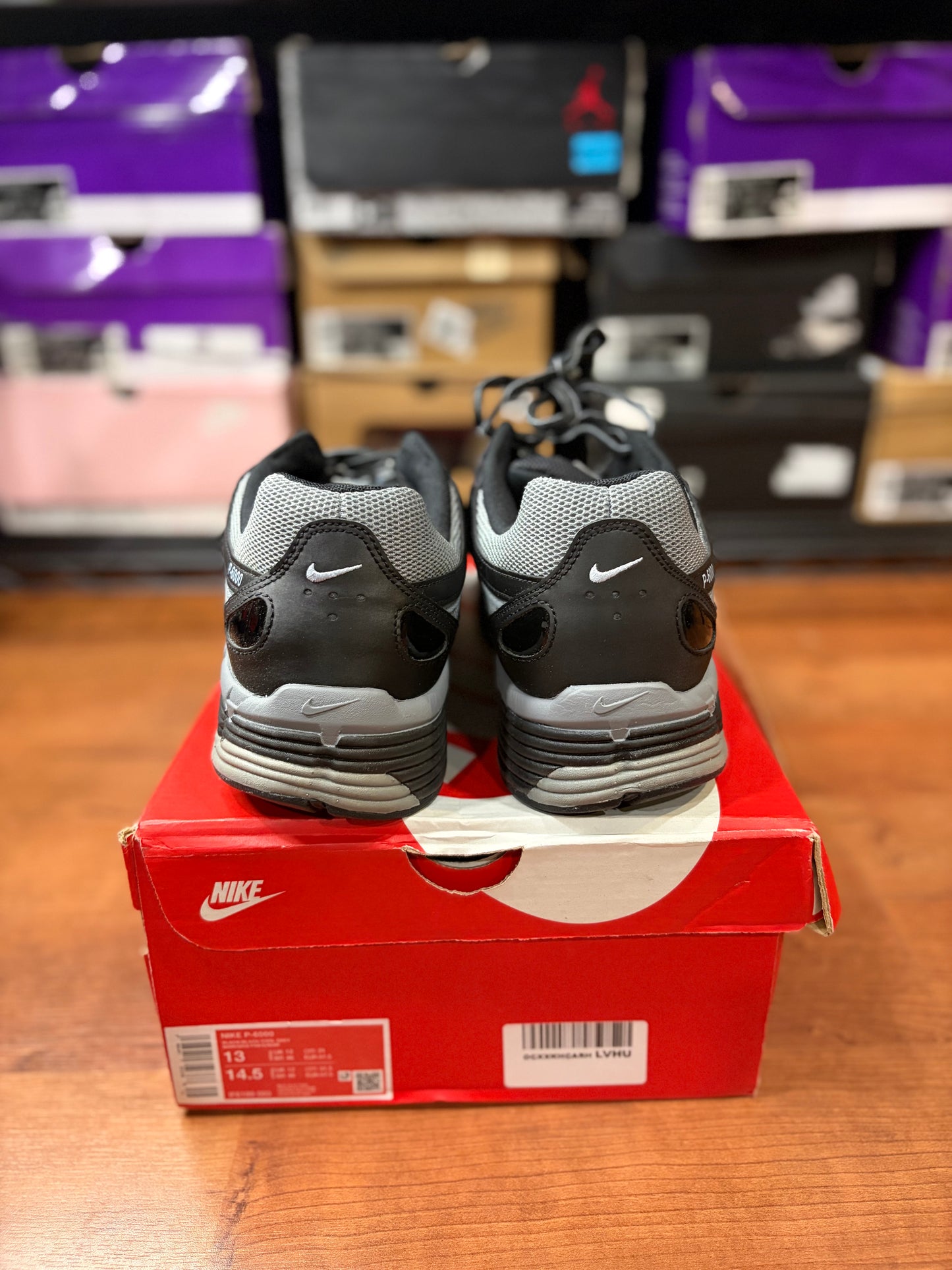 Nike P-6000 Black Cold Grey Celestine Blue (Brand New - 13M)