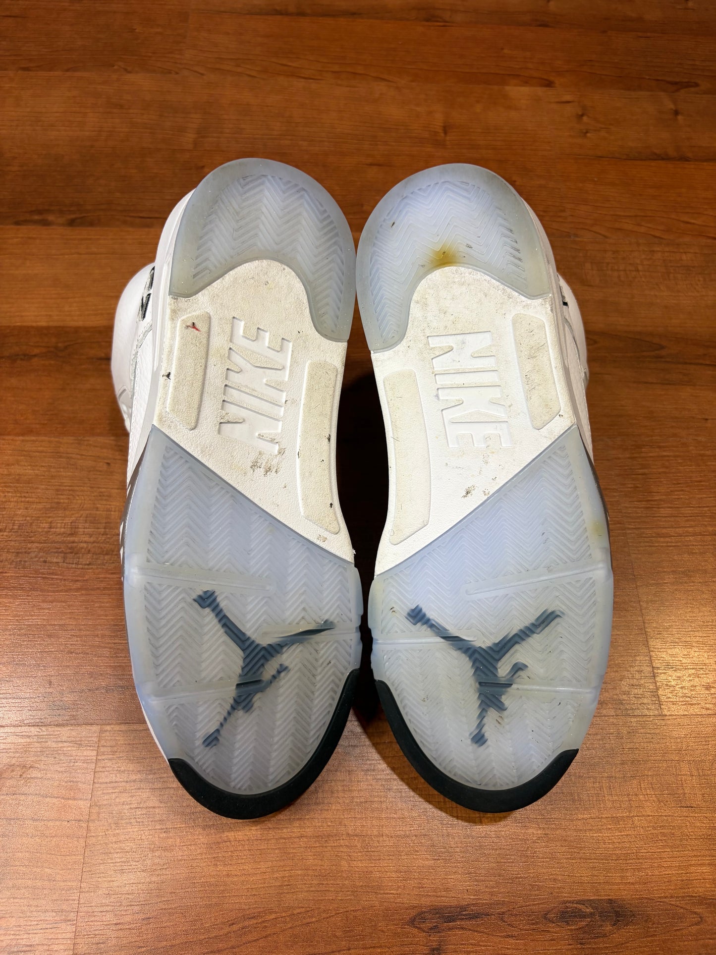 Jordan Retro 5 White Metallic (Size 13 Mens)