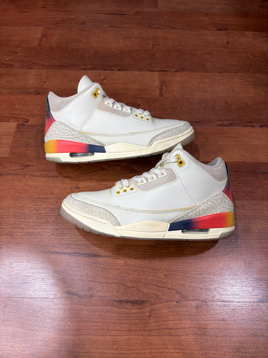 AJ3 Retro J Balvin Sunset (Size 10 Mens)
