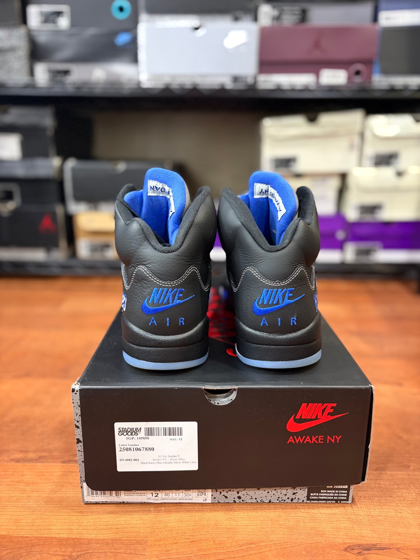 Jordan Retro 5 Awake NY Black (Size 12 Men’s)