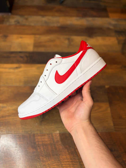 Jordan Retro 1 Low University Red (Brand New/No Box Lid - Mens Sizes)