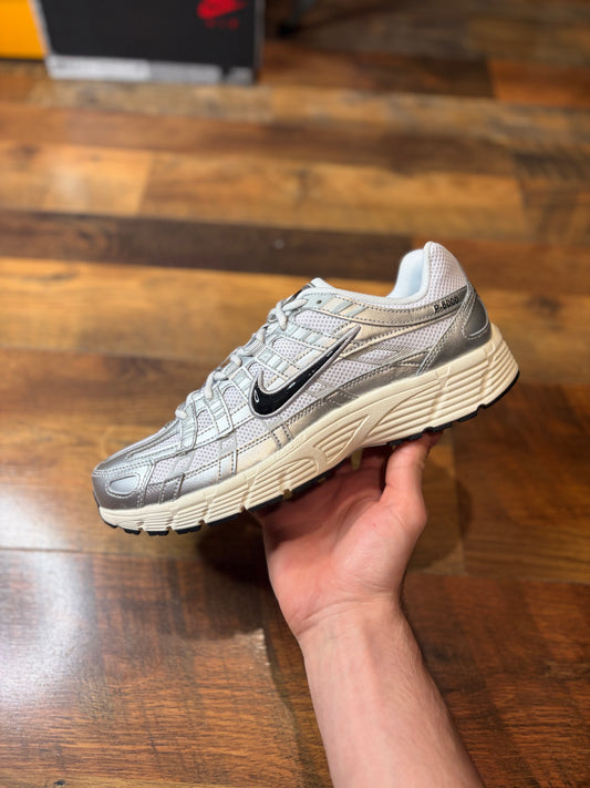 Nike P-6000 White Metallic Silver (Brand New - 9 Mens)