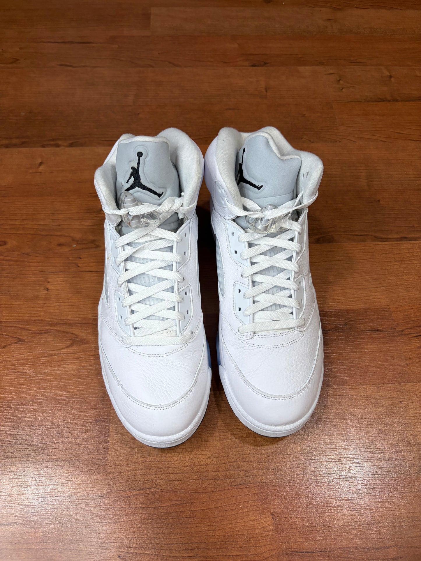 Jordan Retro 5 White Metallic (Size 13 Mens)