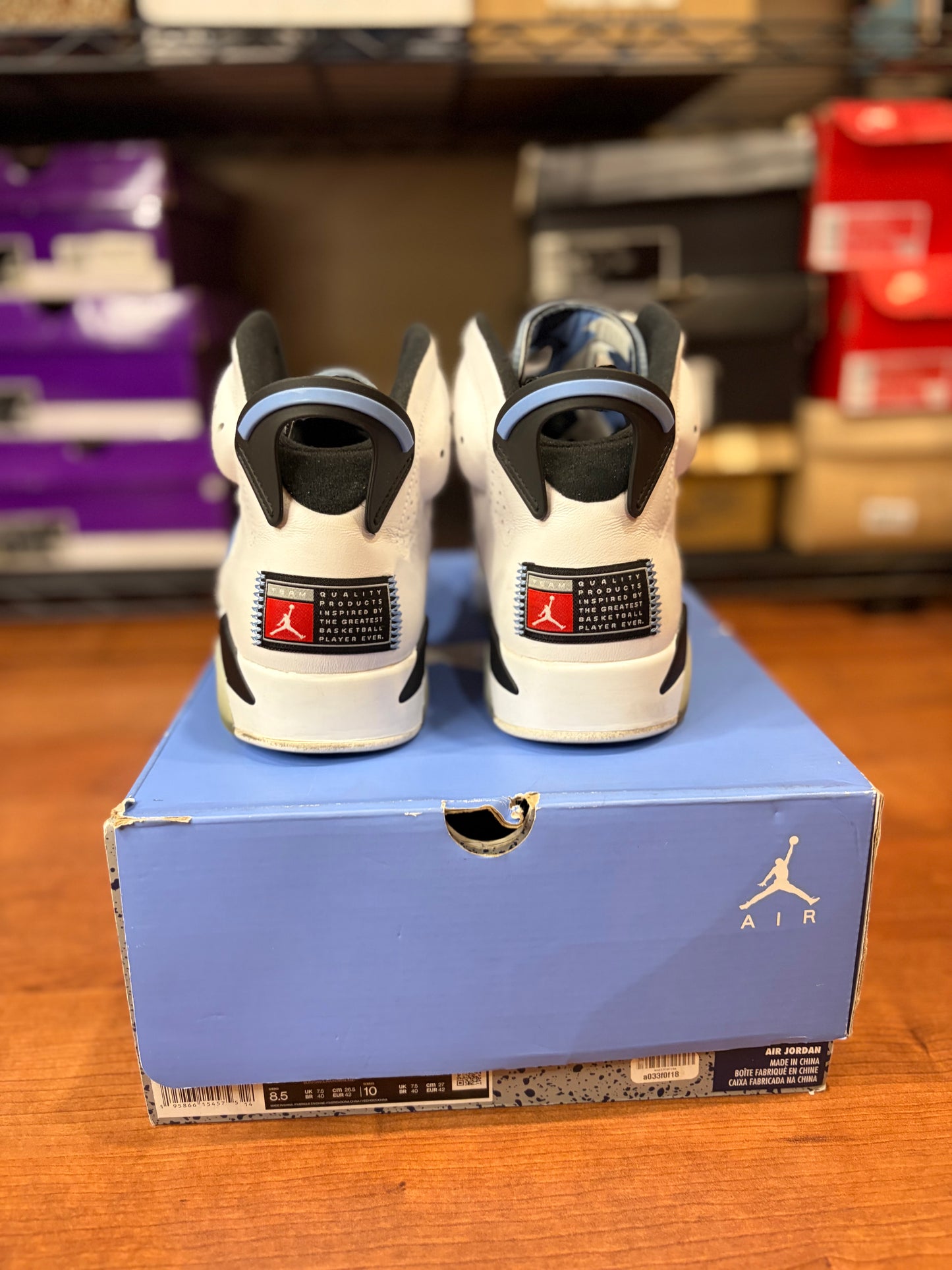 Jordan Retro 6 UNC (Size 8.5 Mens)