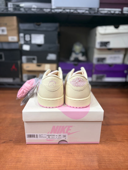 Jordan Retro 1 Low Travis Scott Shy Pink (Brand New - 9M)