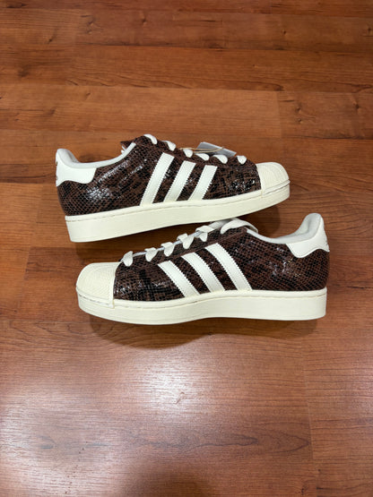 Adidas Superstar Brown Snakeskin (Brand New - 6.5Y/8W)