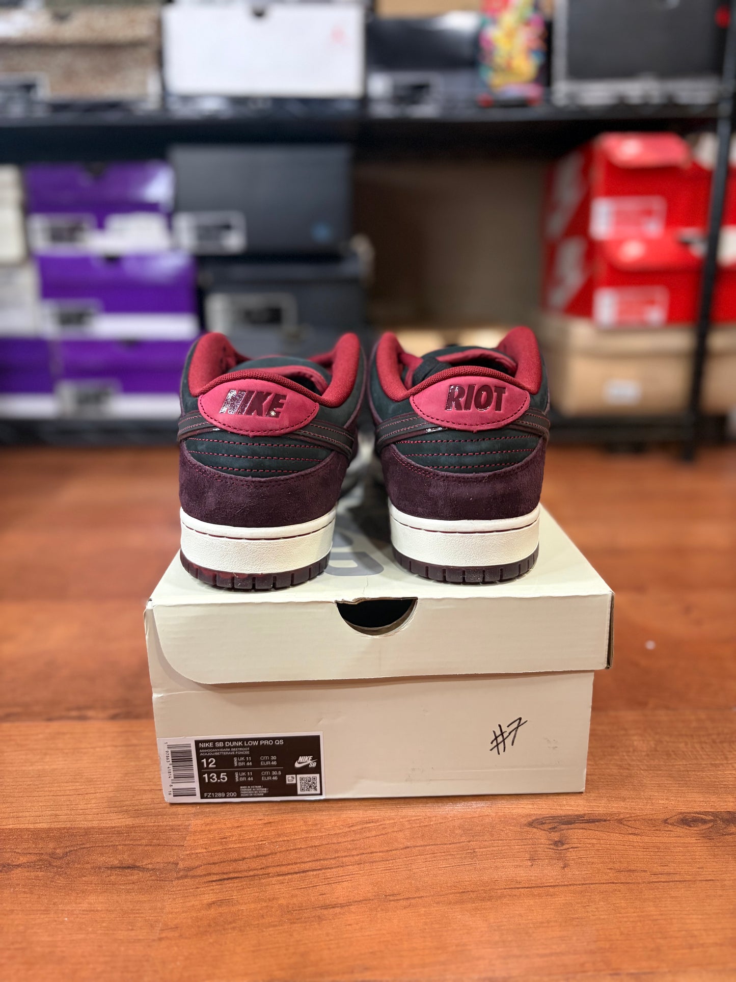 Nike Dunk Low SB Riot Skateshop (Brand New - 12M)