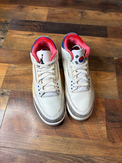 Jordan Retro 3 Seoul 2.0 (Size 9.5 Mens)