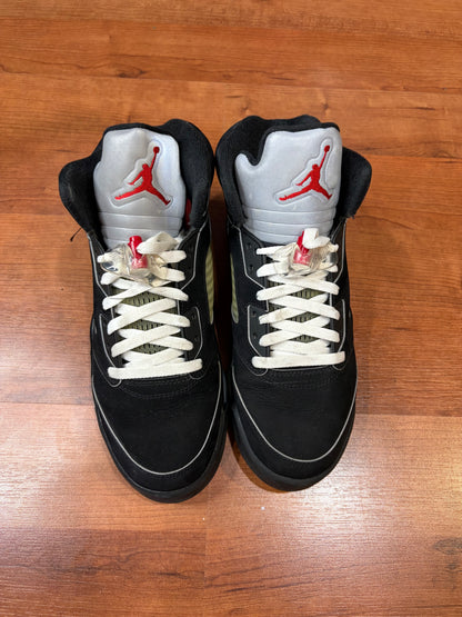 Jordan Retro 5 Reimagined Black Metallic (Size 9 Mens)