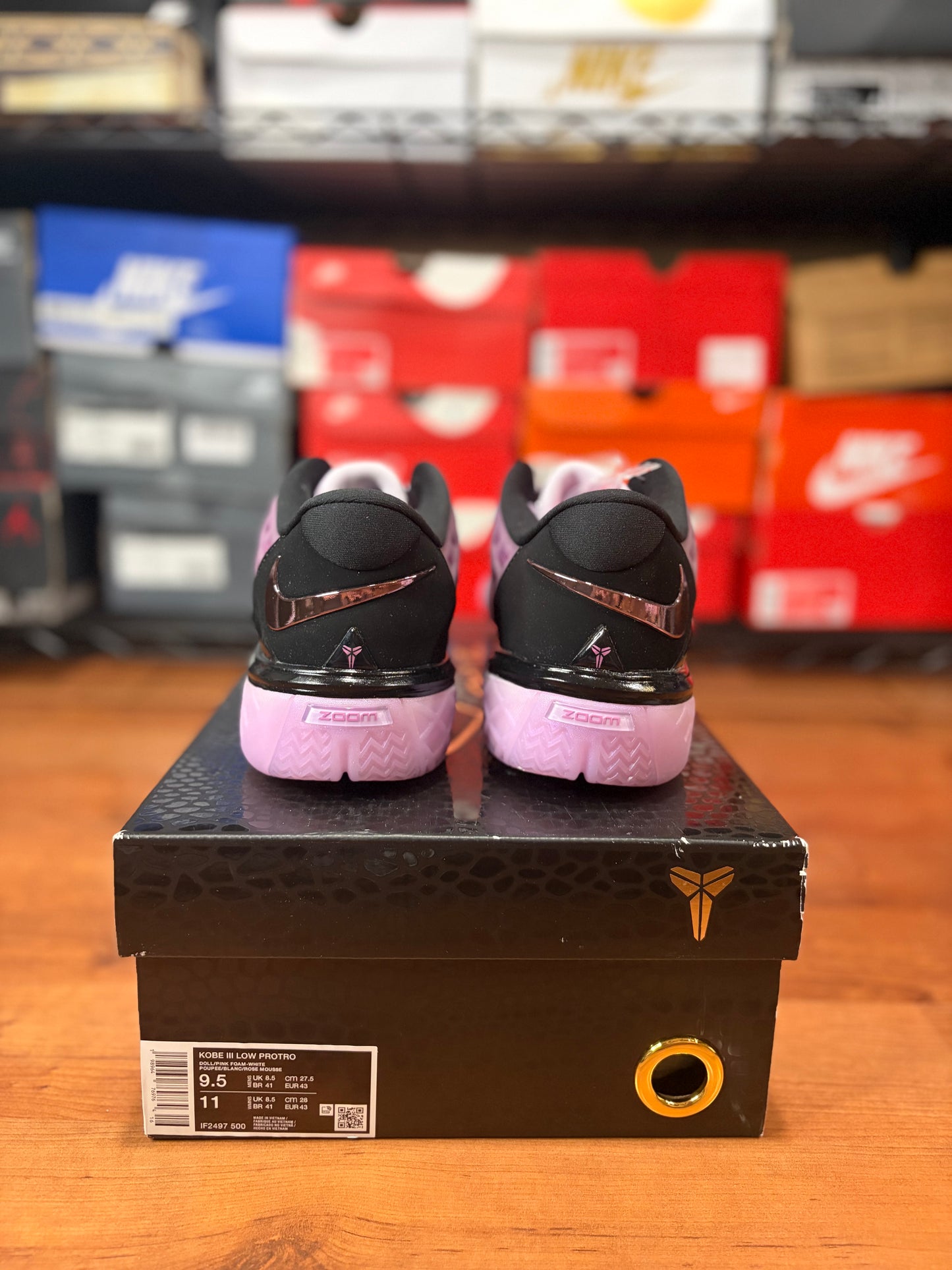Kobe 3 Low Protro Pink Quartz (Brand New - 9.5M)
