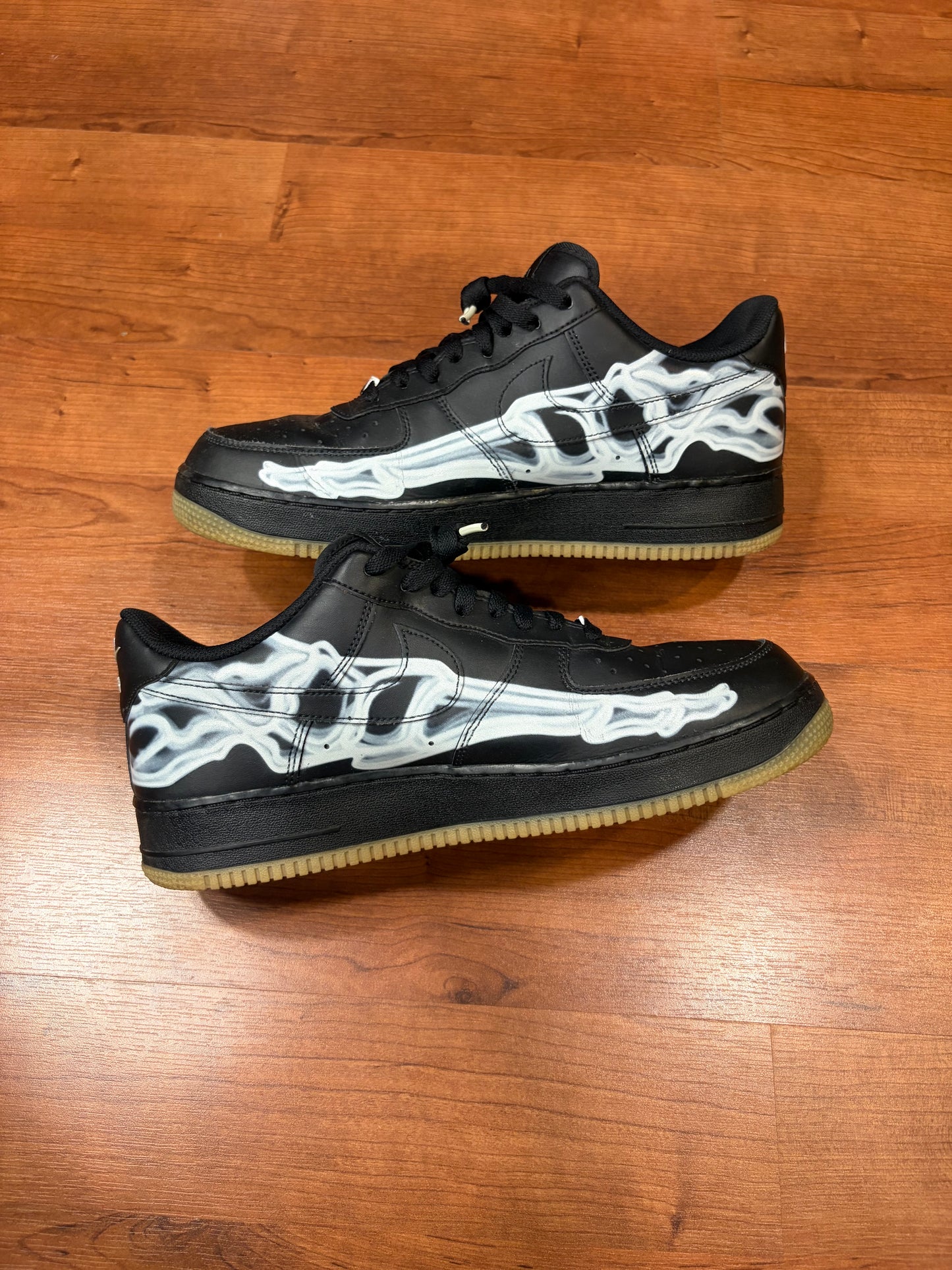 Nike Air Force 1 Low Skeleton Black (Size 11.5 Mens)