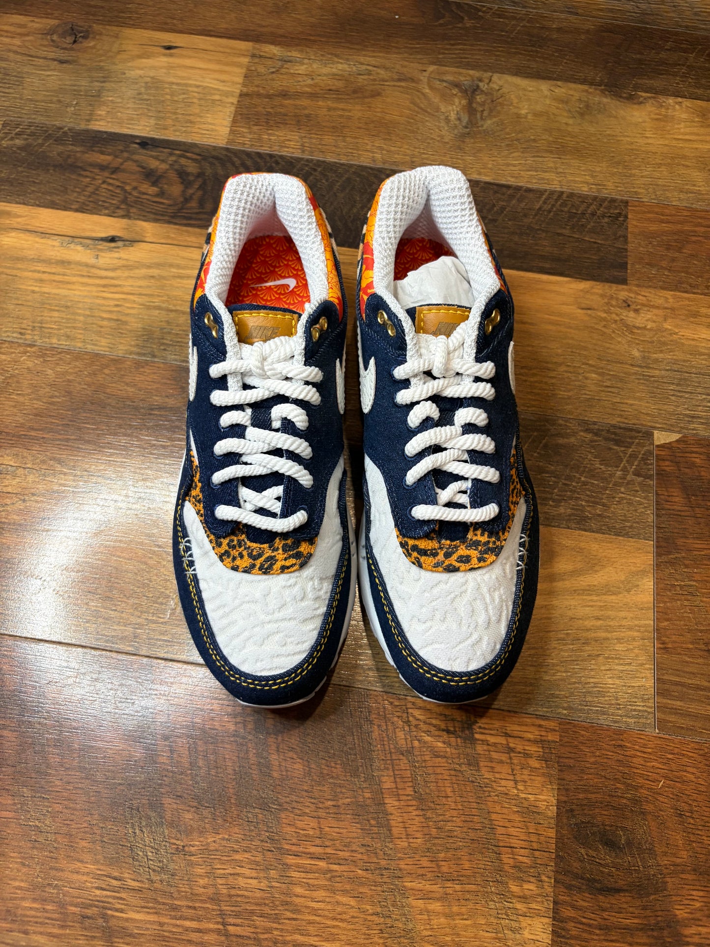 Nike Air Max 1 Denim Leopard (Brand New - 10M)