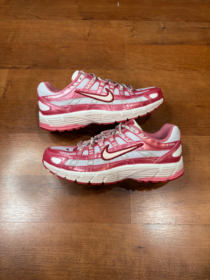 Nike P-6000 White Silt Red Peony (Brand New - 7W/5.5Y)