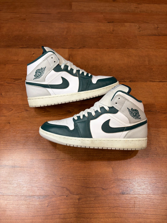 Jordan 1 Mid Oxidized Green (Size 9.5 Mens)
